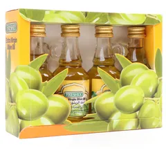 Freshly Olive Oil Extra Virgin In Glass Bottle 4x40ml
