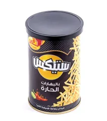 عيدان بطاطا طبيعية بالبهارات الحارة