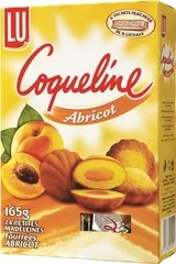 Coqueline Apricot Small Cakes With Apricot Filling 165 G