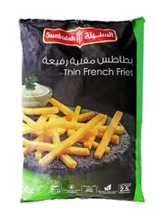 بطاطس مقلية رفيعة مجمدة