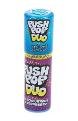 Push Pop Due Candies Blackcurrant Blue Raspberry 15 G