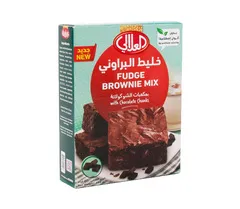 خليط البراوني بمكعبات الشوكولاتة