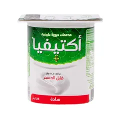 زبادي مخفوق سادة قليل الدسم