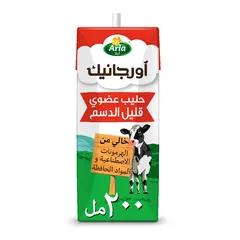 حليب عضوي قليل الدسم
