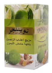 مزيج أعشاب الزنجبيل بنكهة حامض الليمون 