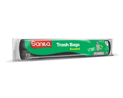 Sanita Trash Bags Citrus Scent 20 Gallons 15 Bag