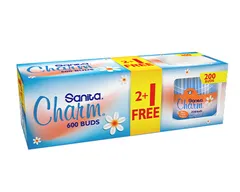 Sanita Charm Cotton Buds 2 1 200 Buds