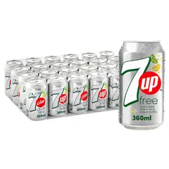 7 Up Free Soft Drink 24 360 Ml