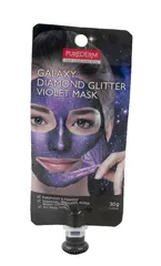 Galaxy Diamond Glitter Violet Mask