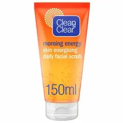 Clean Clear Morning Energy Oil Free Skin Energising Daily Facial Scrub 150 Ml