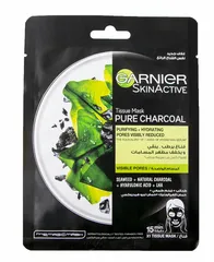 Garnier Skin Active Pure Charcoal Purifying Hydrating Tissue Mask 28g