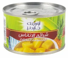 شرائح الأناناس المقطعة المختارة