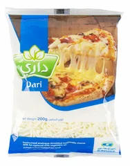 شبيه جبنة الموزاريلا المبشور المبستر