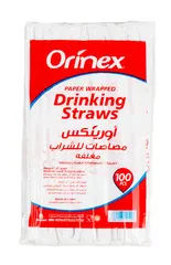 مصاصات للشرب مغلفة