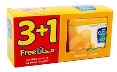 شرائح جبنة شيدر