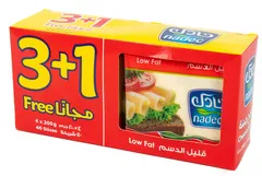 شرائح جبنة قليلة الدسم