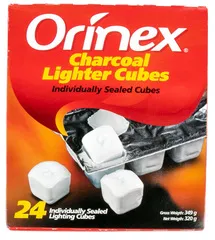 Orinex Charcoal Lighter Cubes 24 Pcs
