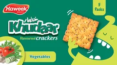 بسكويت كراكرز بالخضار