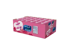 حليب بنكهة الفراولة