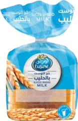 خبز التوست بالحليب