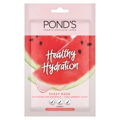 Healthy Hydration Sheet Mask With Watermelon Extract, Hyaluronic Acid & Vitamin E For Rejuvenated Supple Skin