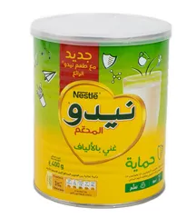 حليب مدعم غني بالألياف