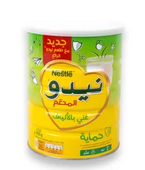 حليب مجفف مدعم غني بالألياف