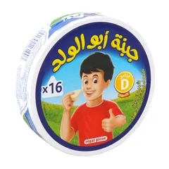 شبيه الجبن المعامل القابل للدهن مثلثات ١٦ قطعة