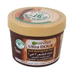 Garnier Ultra Doux Curl Restoring Hair Food With Cocoa Butter Jojoba Oil 390 Ml