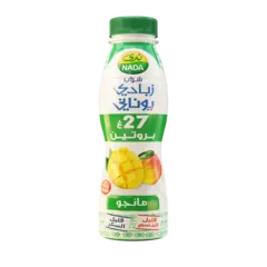 شراب زبادي يوناني قليل الدسم بالمانجو
