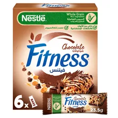 Nestle Fitness Chocolate Breakfast Cereal Bar 23 5g Pack Of 6