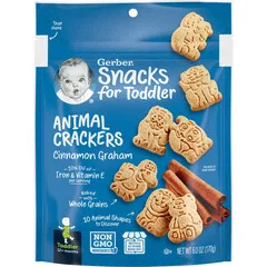 Snacks for Toddler Animal Crackers Cinnamon Graham (From 12 Months)