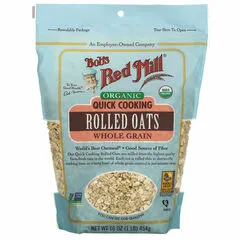Organic Quick Cooking Rolled Oats Whole Grain