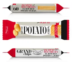 Grand Potato Chips Jalapeno and Red Chillies Flavoured