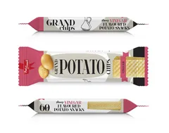 Grand Potato Chips Salt and Vinegar Flavoured