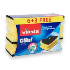 إسفنج للجلي مع كريستال منظف