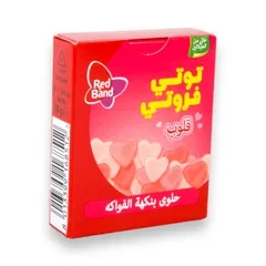 حلوى بنكهة الفواكه قلوب