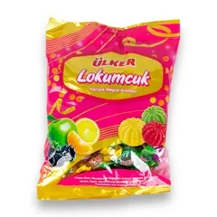 Lokumcuk Mix Fruit Flavoured Soft Candy (Blackberry, Lemon, Mandarin and Apple)