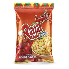 بطاطس مقرمشة بنكهة الكاتشب