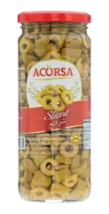 Acorsa Sliced Green Olives 470g