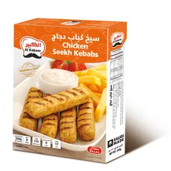 Al Kabeer 8 Chicken Seekh Kababs 320 G