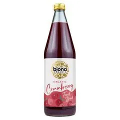 Biona Organic Cranberry Fruit Drink 750ml