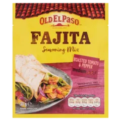Old El Paso Fajita Seasoning Mix Roasted Tomato And Pepper Medium 30g