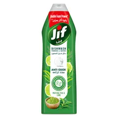 Anti Odor Dishwashing Liquid For 100% Grease Removal Lime & Matcha Tea Double Foam Power