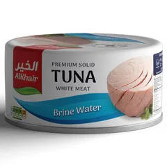 Al Khair Solid White Tuna In Water And Salt 185g
