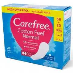 Panty Liners Cotton Fresh Scent (Mega Saver Pack)