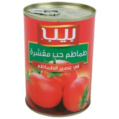 طماطم حب مقشرة في عصير الطماطم