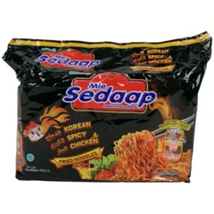 Mie Sedaap Korean Spicy Chicken Instant Fried Noodles 5x87g
