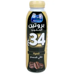 حليب بروتين بطعم القهوة خالي الدسم