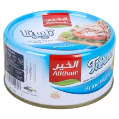 Alkhair Tierna Tuna In Brine Water 185 G